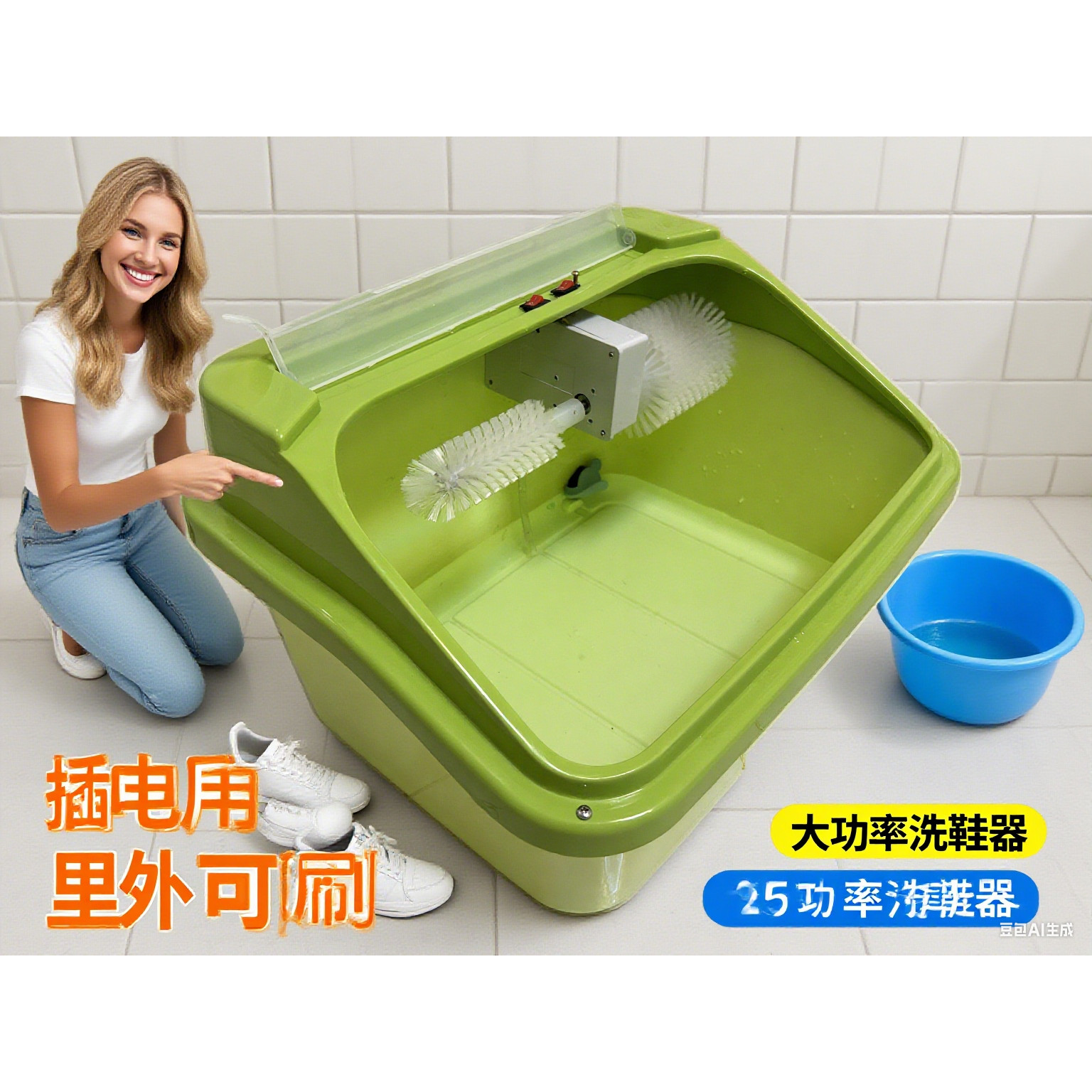 仿手刷鞋机里外都能刷干净的刷鞋