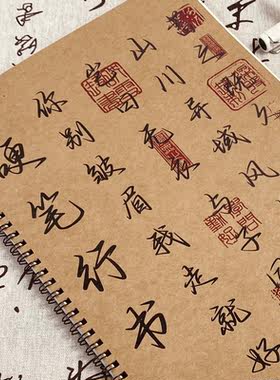 硬笔行书成人青年练字高中生金句文案励志语录言情小说钢笔练字帖