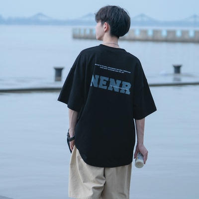 纯棉重磅短袖潮青少年