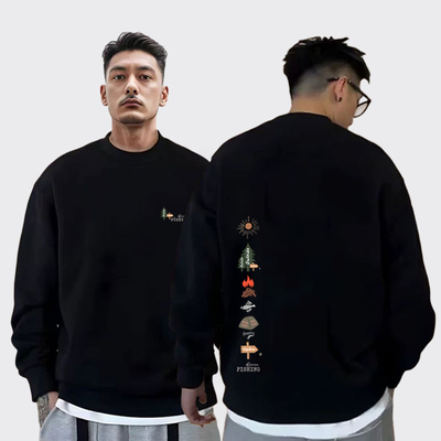 卫衣男士圆领新款秋季重磅长袖