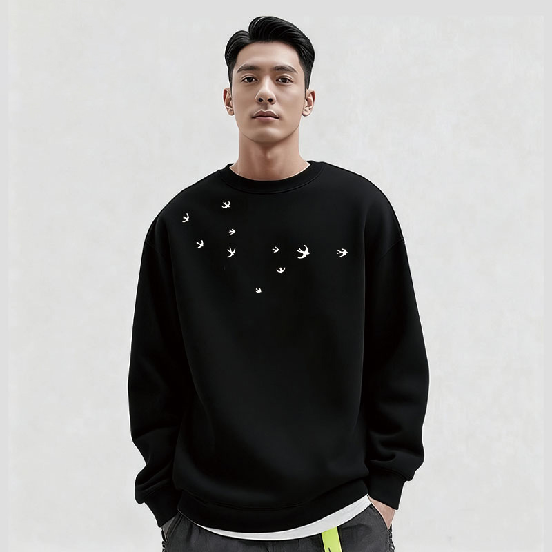 男士卫衣秋季衣服圆领长袖