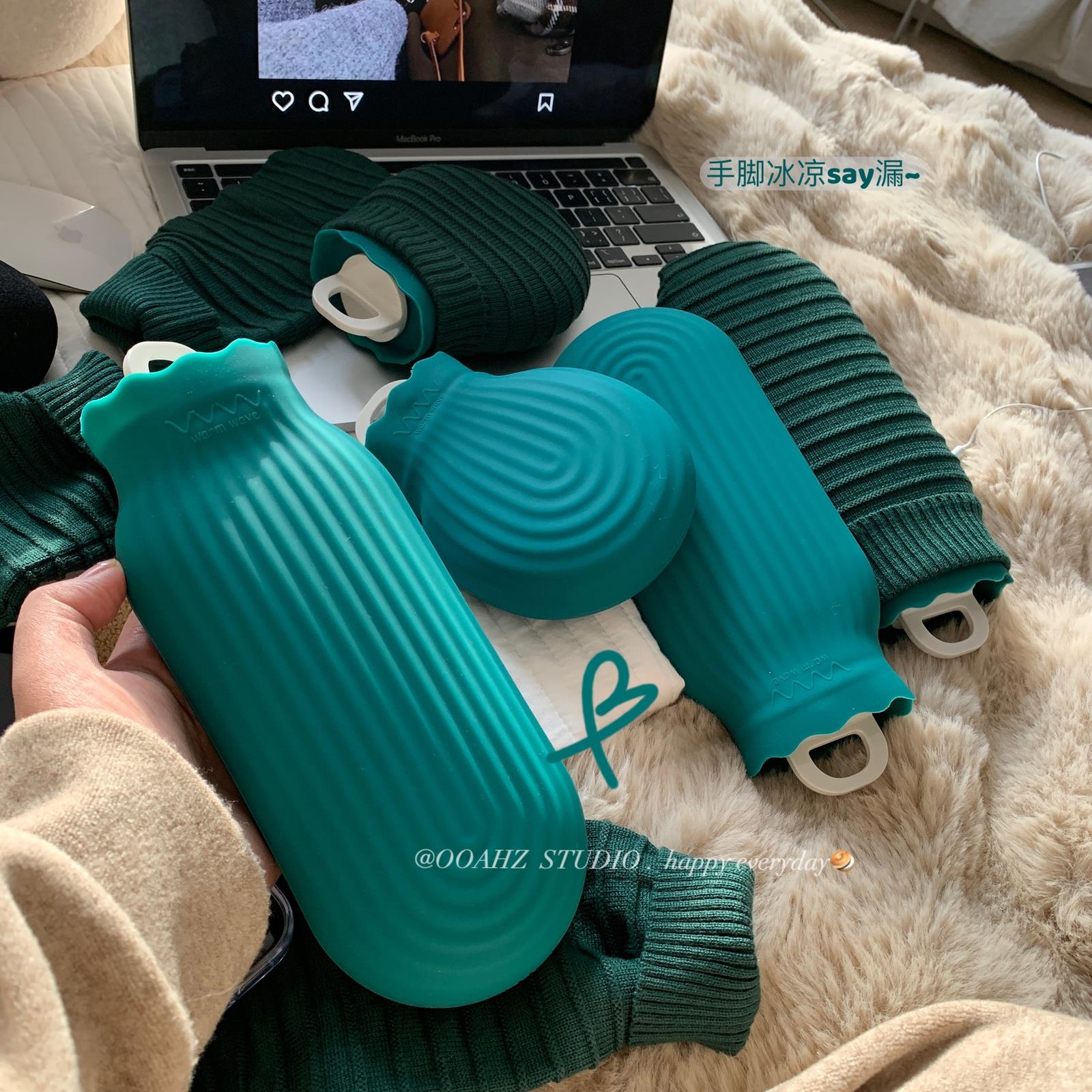 暖汤婆子~软呢硅胶环保注水热水袋 可微波炉加热暖手宝暖胃暖宝宝