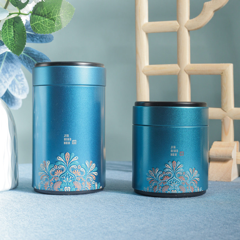 茶叶盒子空盒高档款茶叶罐家用便携随身茶罐茶叶茶叶罐空罐铁罐子图片