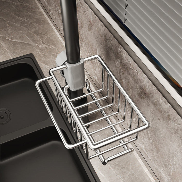 水龙头置物架不锈钢厨房洗碗水槽架沥水篮海绵刷百洁布抹布收纳层,厨房/烹饪用具,龙头置物架,淘宝优惠券,粉丝福利购,淘宝优惠卷