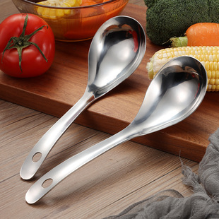 316不锈钢汤勺大号盛汤家用分餐勺子饭勺食品级大汤勺子高档精致