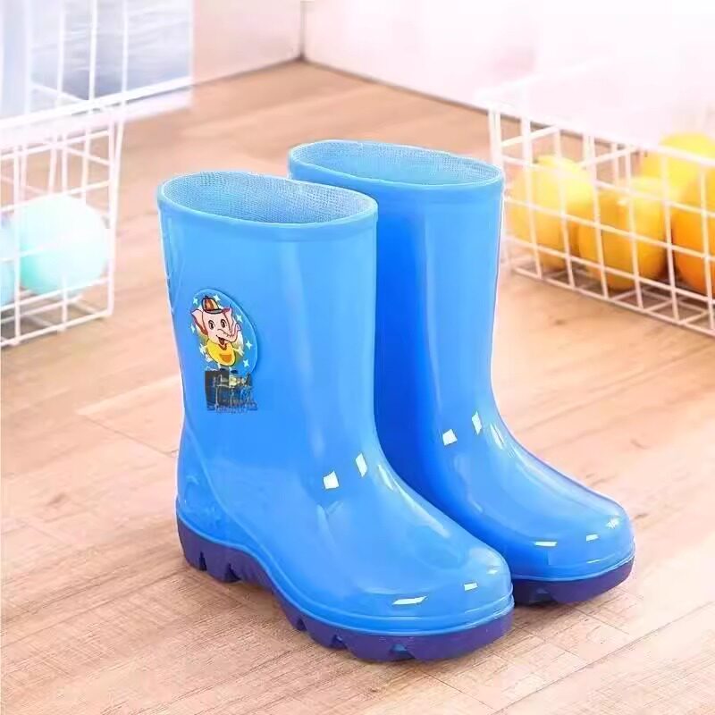 儿童童雨鞋男款40385女高筒防滑男孩宝宝幼儿园学套生轻便防水装图片