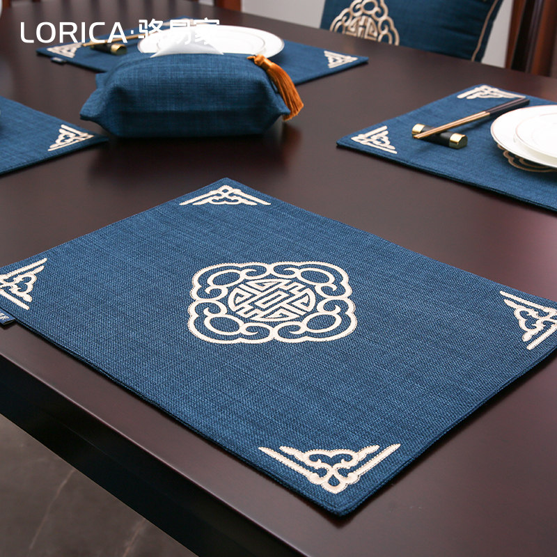 骆易家新中式餐垫布艺餐桌垫杯垫茶杯垫茶桌隔热烟灰缸垫茶垫碗垫,居家布艺,餐垫,淘宝优惠券,粉丝福利购,淘宝优惠卷