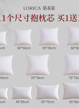 骆易家抱枕芯内胆40 45 50客厅沙发靠枕腰枕靠背垫套大号长条靠垫