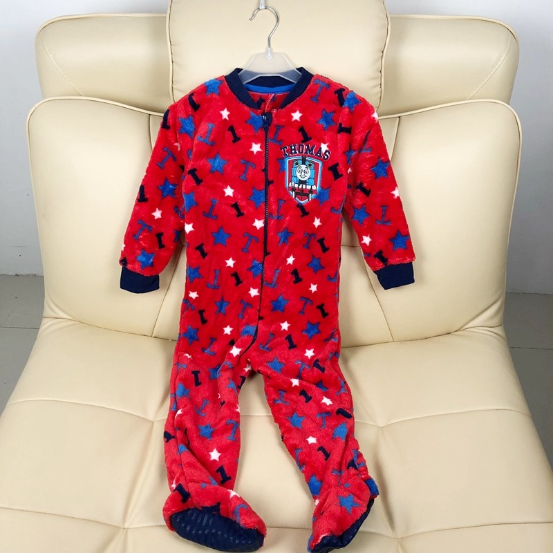 英国单儿童婴幼儿卡通无帽有脚套连体睡衣爬服小火车 汪*队睡袋,童装/婴儿装/亲子装,家居服连体衣,淘宝优惠券,粉丝福利购,淘宝优惠卷