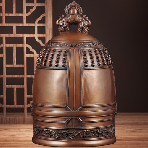 紫铜唐钟挂饰摆件寺庙平安