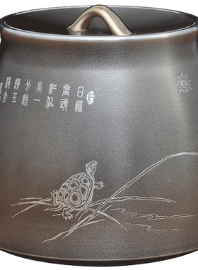 纯锡茶叶罐商务礼品摆件送朋友