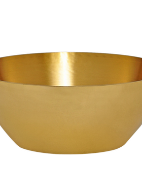 纯铜加厚寺庙风水摆件金饭碗