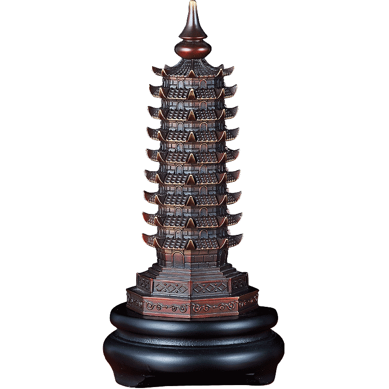 文昌塔带底座书房摆件工艺品礼品