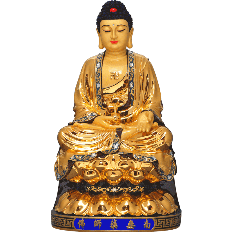 药师佛摆件供奉寺庙如来工艺品