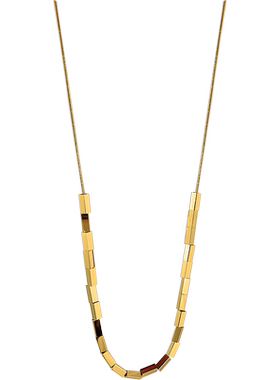 欧美网红项链女方块套链高级感轻奢钛钢饰品2022年新款潮饰品配饰