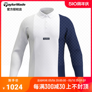 T恤休闲POLO衫 Taylormade泰勒梅高尔夫服装 长袖 23新款 男士 U21529