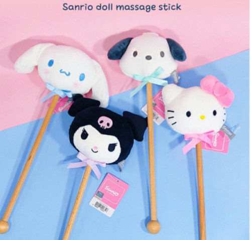 韩国正品三丽鸥kitty Melody Kuromi公仔毛绒玩偶挂件公仔按摩棒
