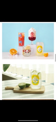 韩国正品跑跑姜饼人COOKIE RUN 銀河饼干高颜值饮料水杯玻璃杯