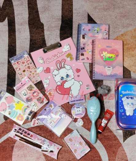 韩国代购比熊可爱贴纸笔记本