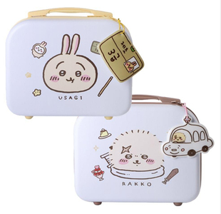 韩国代购 chiikawa可爱烏薩奇 rakko兔子大容量化妆箱便携行李箱