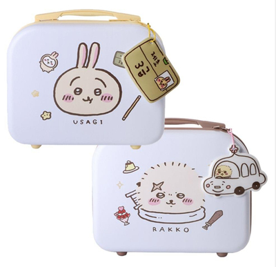 韩国代购 chiikawa可爱烏薩奇 rakko兔子大容量化妆箱便携行李箱