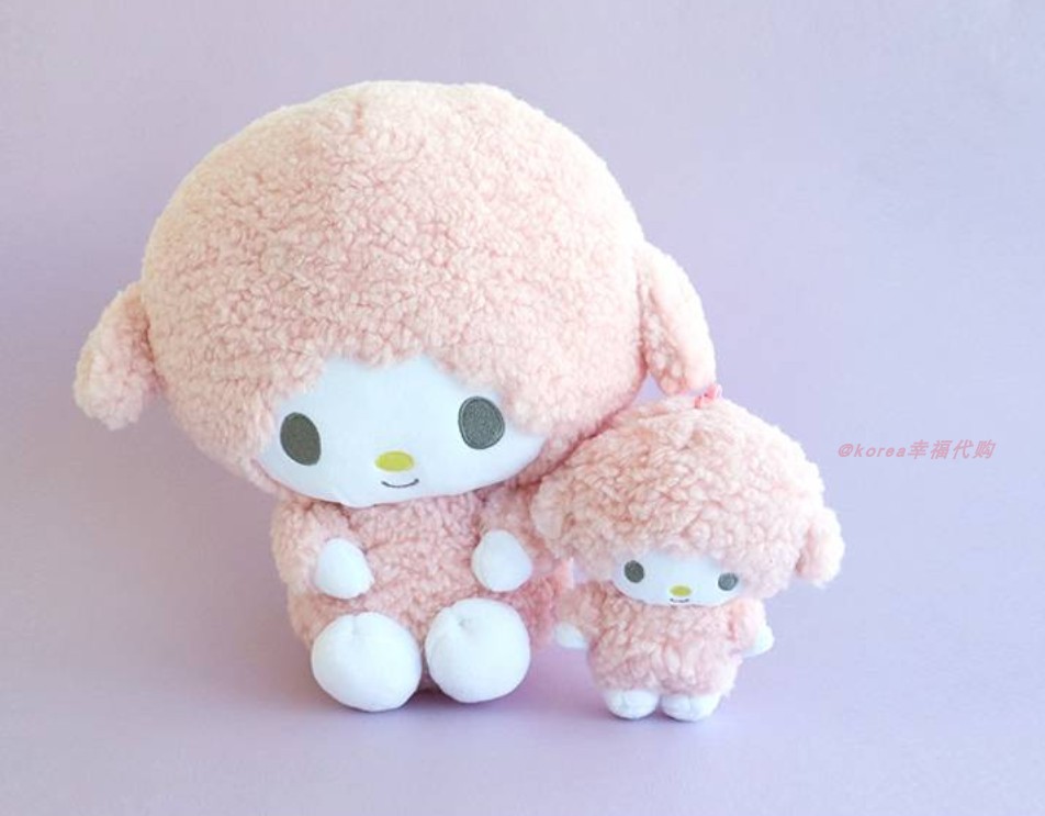 现货韩国代购sanrio三丽鸥 小羊piano挂件公仔玩偶ins娃娃25cm