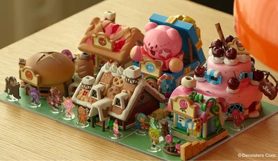 跑跑姜饼人王國模型店鋪盲盒