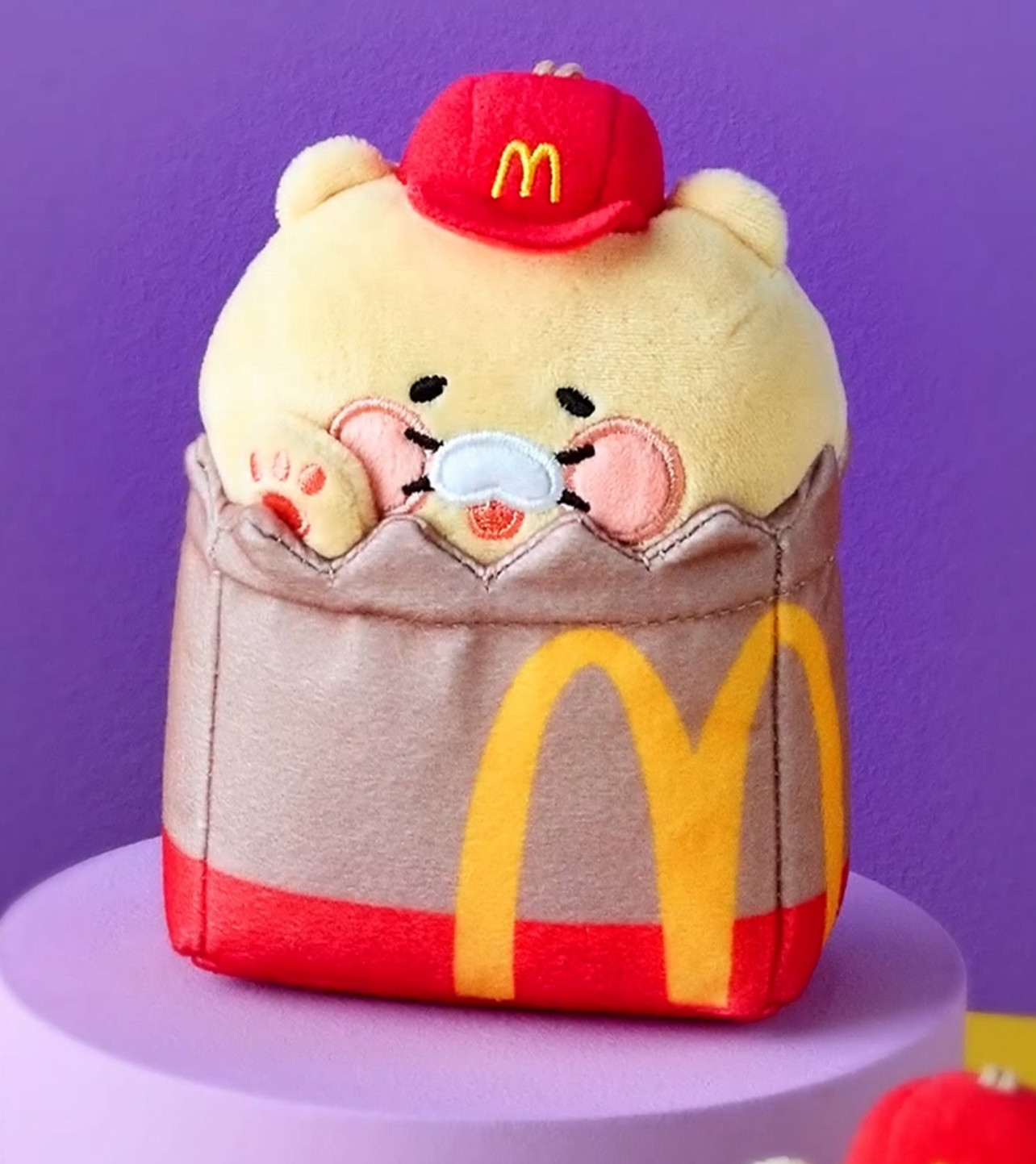 韩国代购 麦当劳 KAKAOFRIENDS卡通春植秋裤猫咪毛绒玩偶公仔娃娃