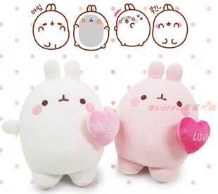 韩国代购 molang/土豆兔 TXT男团休宁凯玩偶可爱毛绒娃娃抱枕公仔