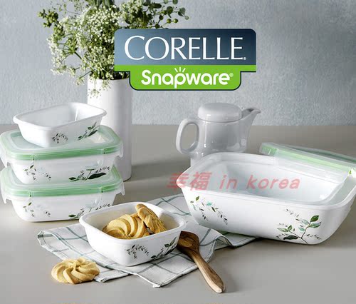 康宁美国玻璃带盖便当盒