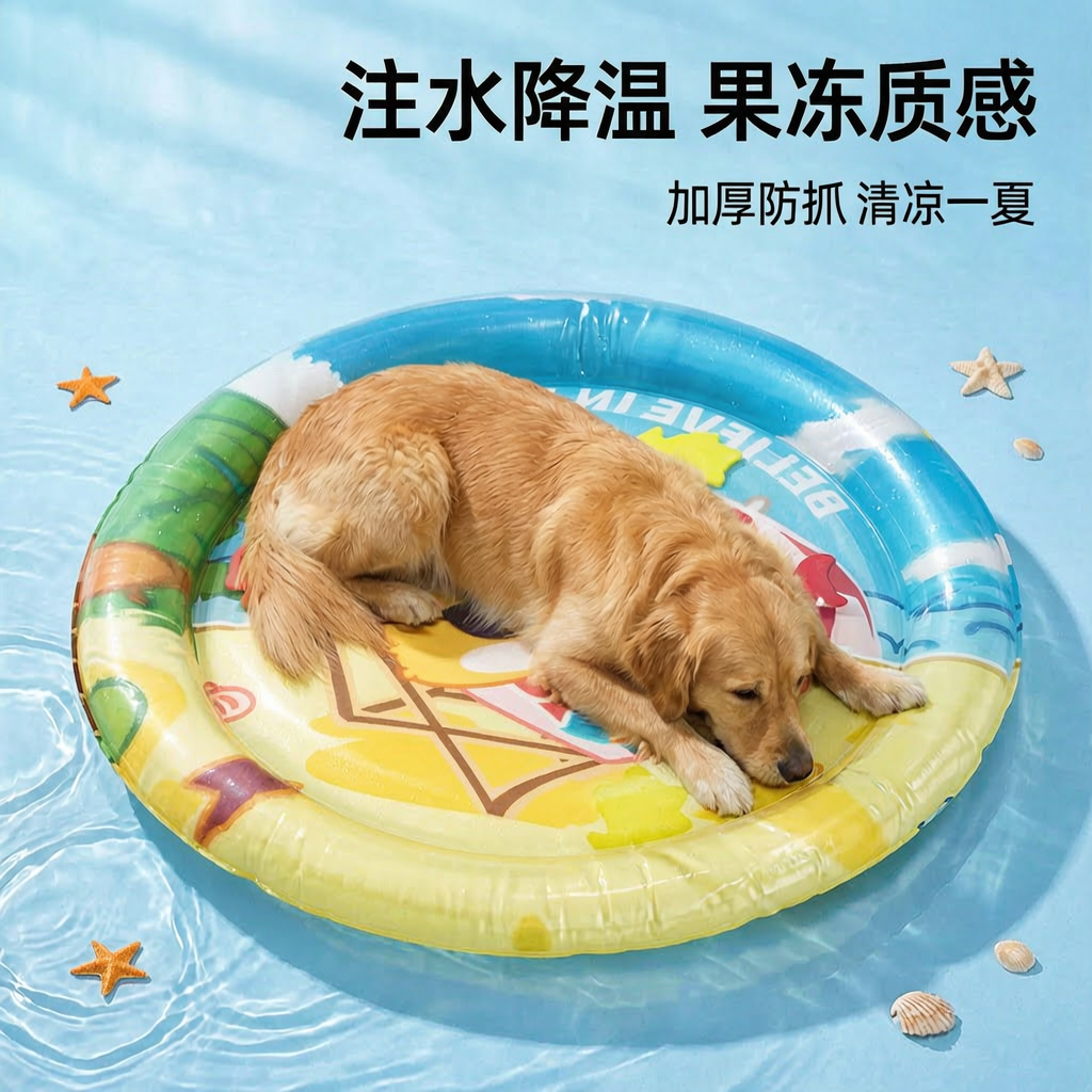 宠物水床冰垫猫咪冰凉垫狗狗凉席降温加厚防抓宠物冰窝清凉垫水垫