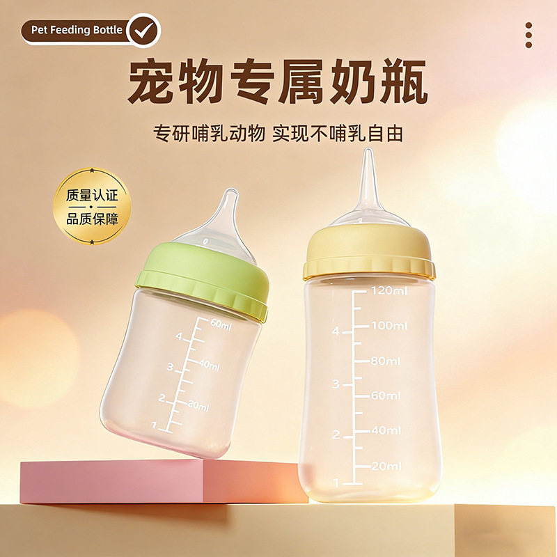 硅胶宠物奶瓶狗狗喂奶器耐咬不漏