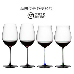 欧式 璀璨领结水晶玻璃红酒杯勃艮第大号高脚杯波尔多红白葡萄酒杯