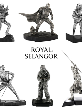 皇家雪兰莪星球大战授权联名限量版曼达洛雕像家用收藏摆件送礼