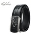 奢侈品内穿式 沙驰皮带男士 真皮自动扣高档鳄鱼皮2026新款 腰带礼盒