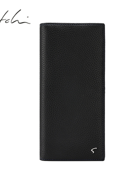 沙驰钱包男长款真皮品牌皮夹新款头层牛皮高档钱夹礼盒送男友