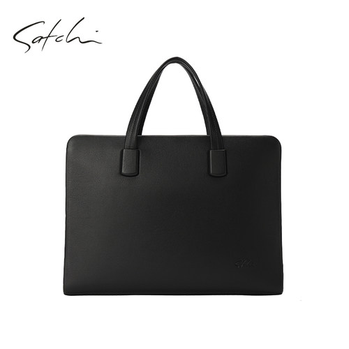 公文包沙驰商务风软牛皮