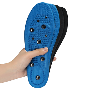 持久按摩垫男士鞋垫涌泉穴脚底穴位按摩鞋垫运动脚心垫磁石护脚垫