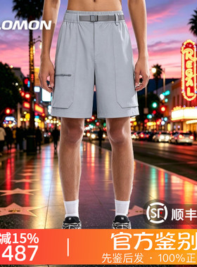 SALOMON萨洛蒙正品SS26 PL TECHY SHORT工装透气休闲裤男款C29205