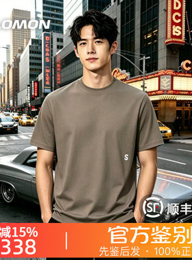 SALOMON萨洛蒙正品PL OD DRY SS TEE U轻量运动圆领短袖T恤D01516