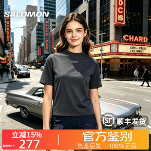SALOMON萨洛蒙正品SHKout CORE SS户外透气运动跑步短袖T恤C24252