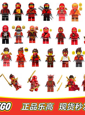 LEGO乐高 幻影忍者人仔 凯 元素擂台 训练服 荣耀 神龙大师 全新