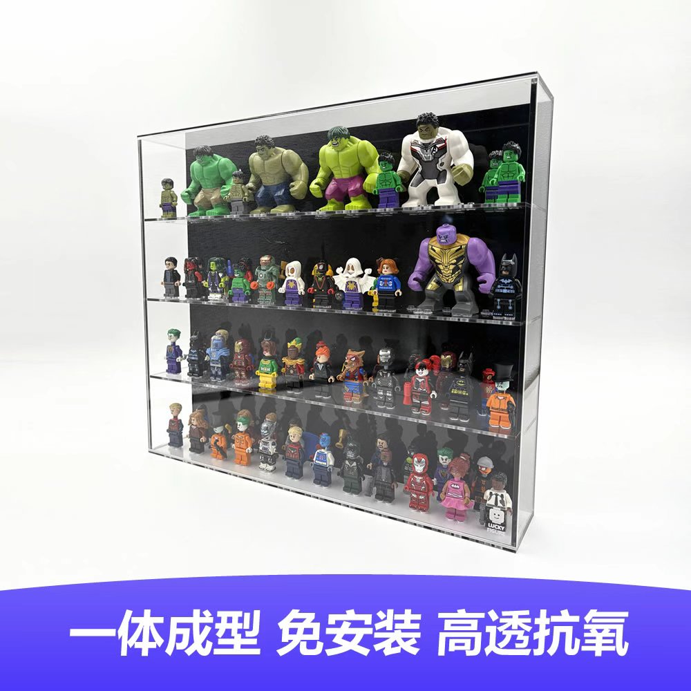 LuckyFigure一体式桌面人仔墙 加厚亚克力 至少可放92个人仔