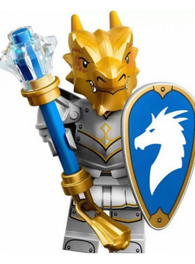 LEGO乐高龙裔骑士 龙战士人仔 龙与地下城抽抽乐 71047 全新正品