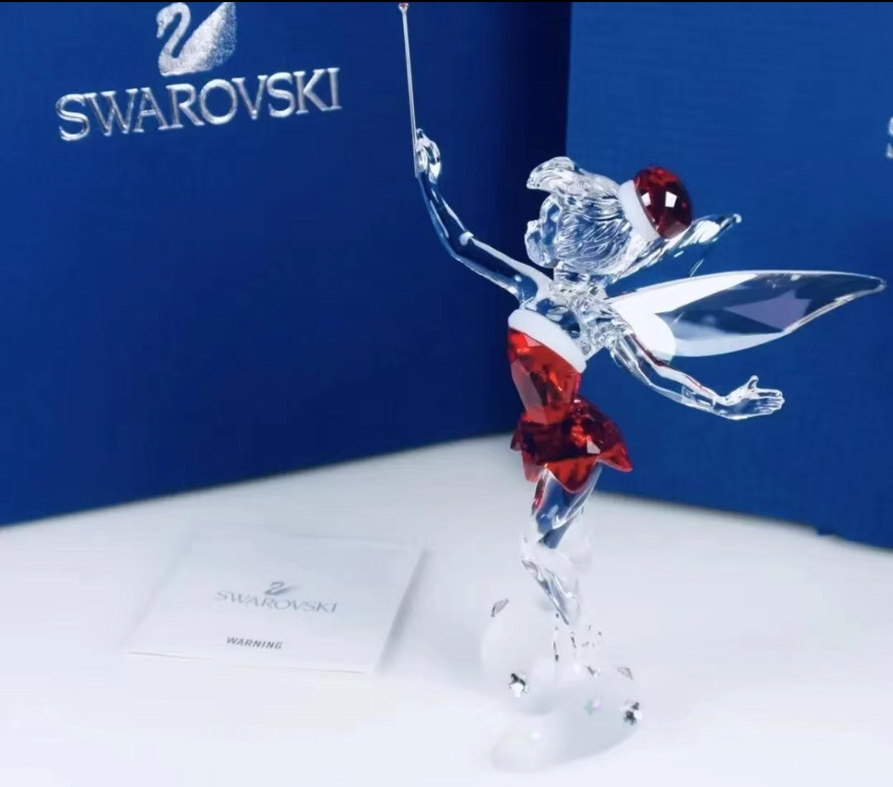 香港全新正品2012水晶迪士尼圣诞小叮当家居摆件