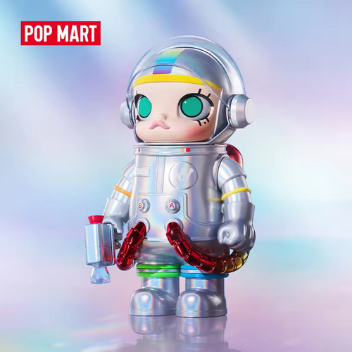 泡泡玛特泰国海外限定 molly mega 测Rainbow 2.0 茉莉彩虹400