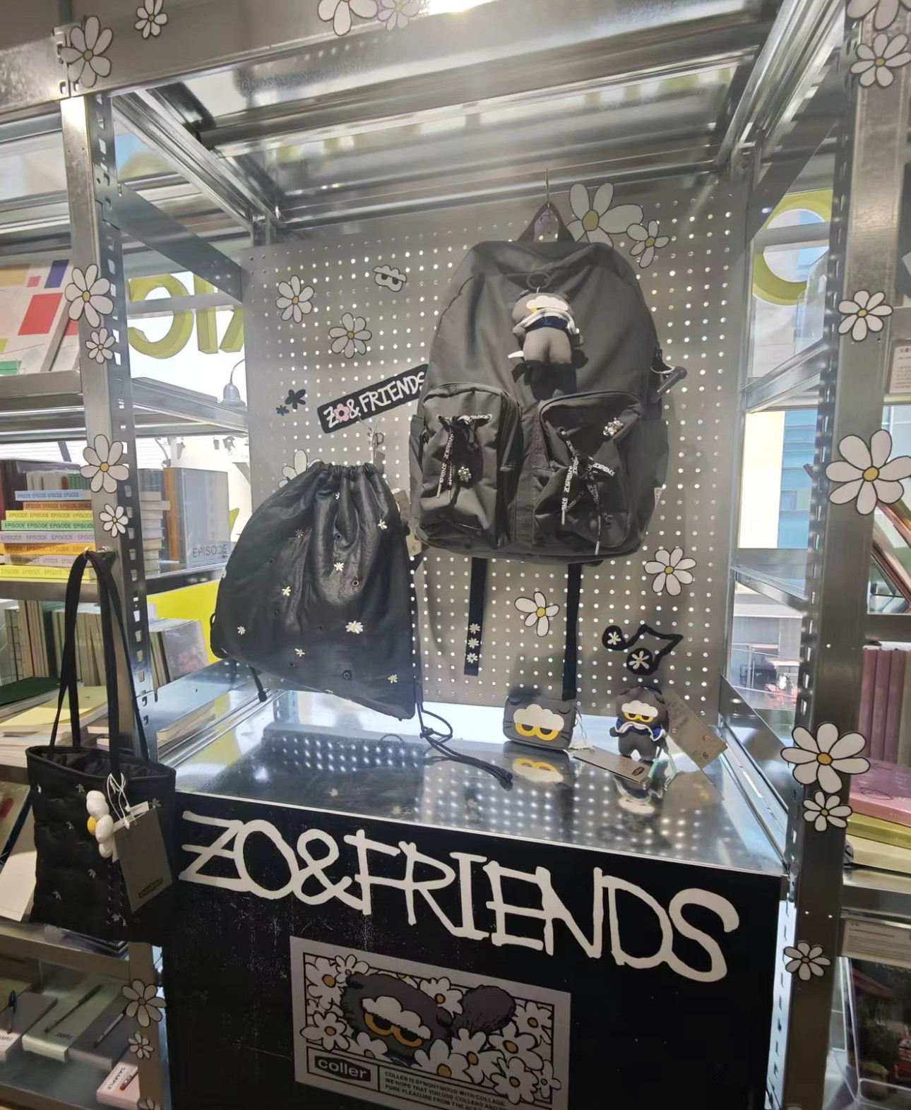 韩国GD新款快闪店店联名周边背包斜挎包全新正品