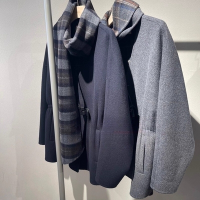 秒立发~标记indicia商场同款专柜正品25冬绵羊毛呢大衣F2D5DY505C