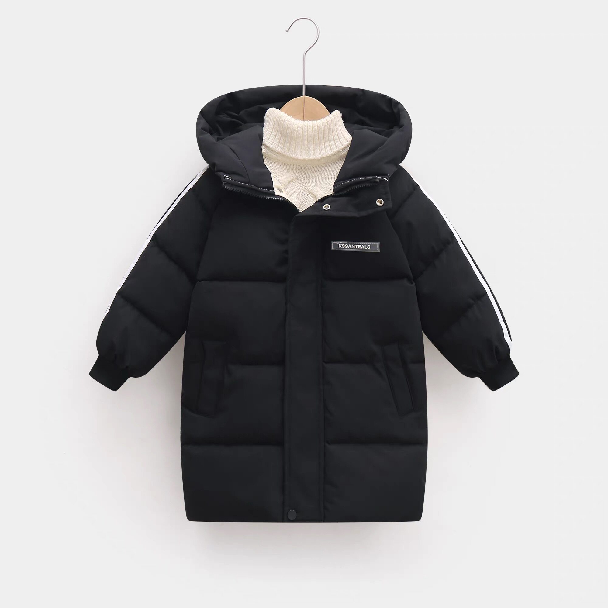 断码清仓秋冬季儿童棉衣男女中大童装棉服加厚棉袄中长款外套