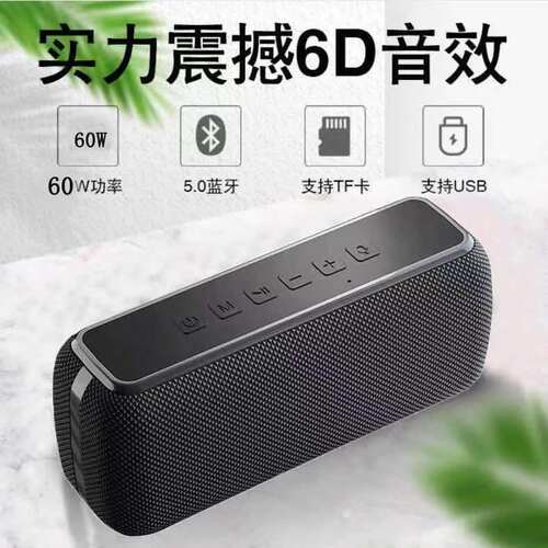 7级防水户外60W重低音DSP蓝牙音